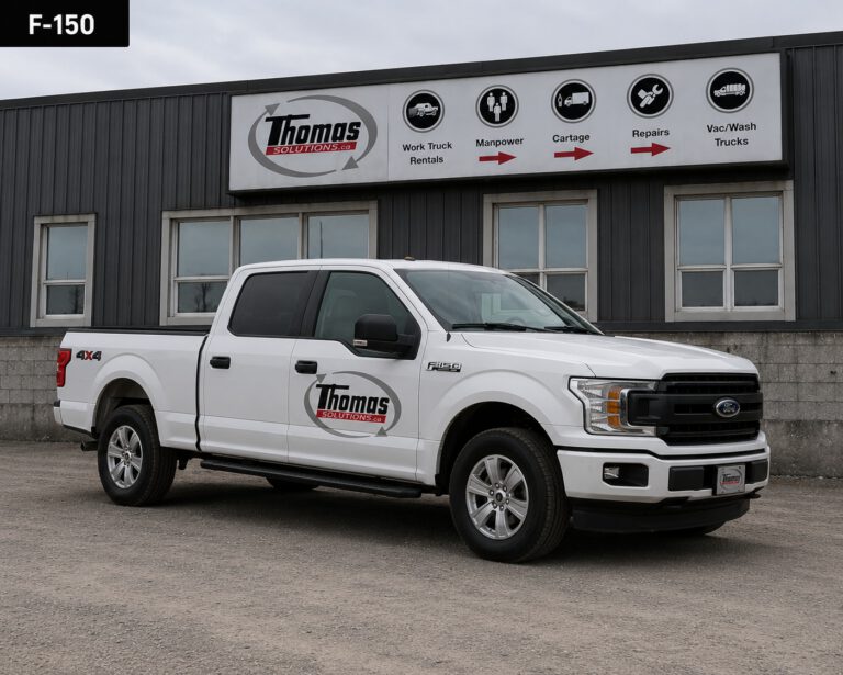 Ford F-150 commercial rental pickup