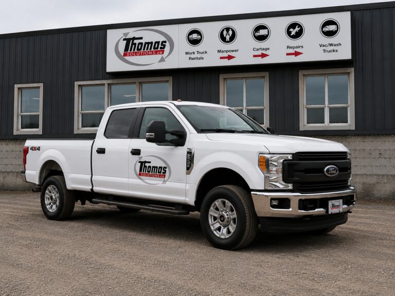 Ford F-250 commercial rental pickup