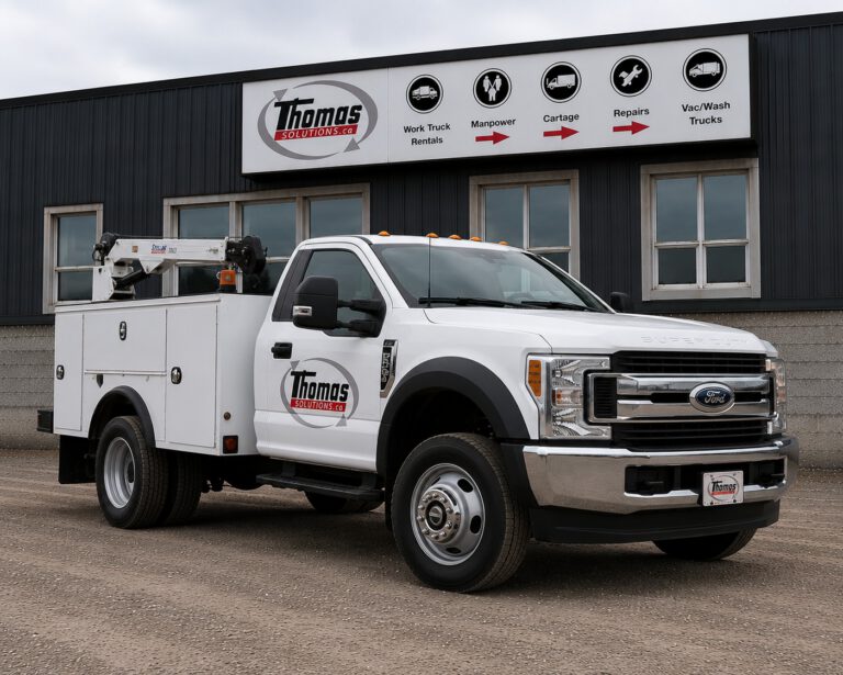 Ford F-350 commercial rental pickup