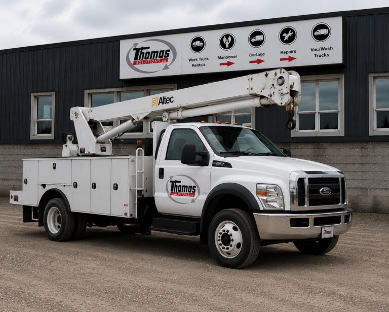Ford F-550 commercial rental truck