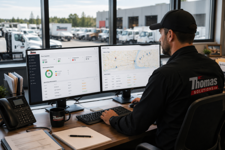 Fleet management dashboard