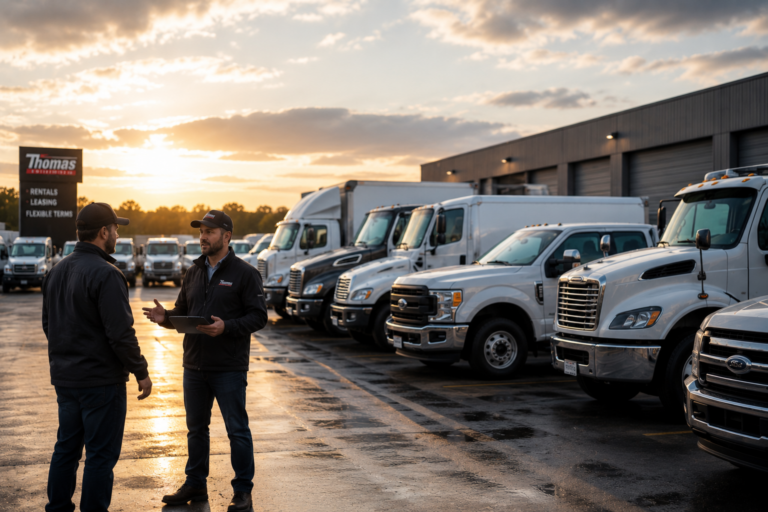 Work trucks available for flexible rental