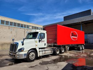 Thomas logistics and cartage truck