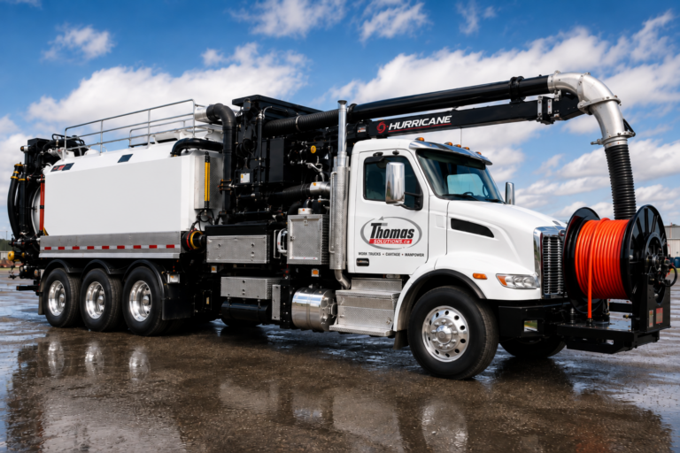 Hydro excavator truck